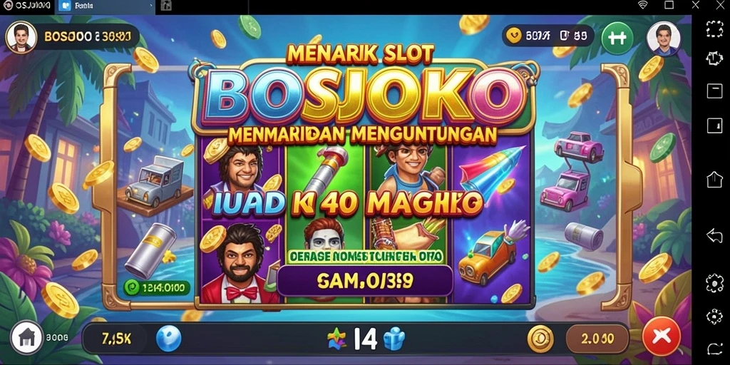 Screenshot utama BOSJOKO menampilkan pengalaman gameplay Slot yang seru.