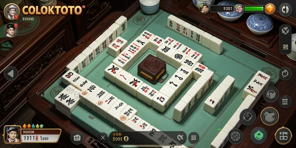 Screenshot COLOKTOTO menampilkan aksi permainan Mahjong yang seru dan menarik.