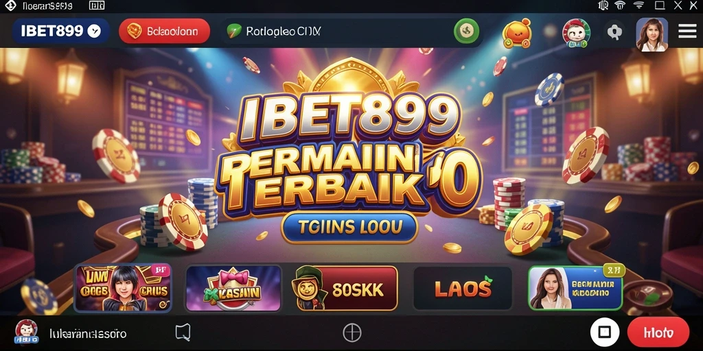 Tampilan menarik dari permainan Kasino di IBET899.