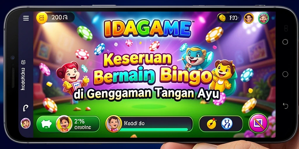 Tampilan gameplay menarik dari IDAGAME yang menyajikan Bingo seru.