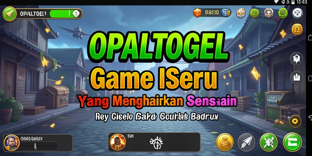 Tampilan gameplay OPALTOGEL yang menarik dan menyenangkan.