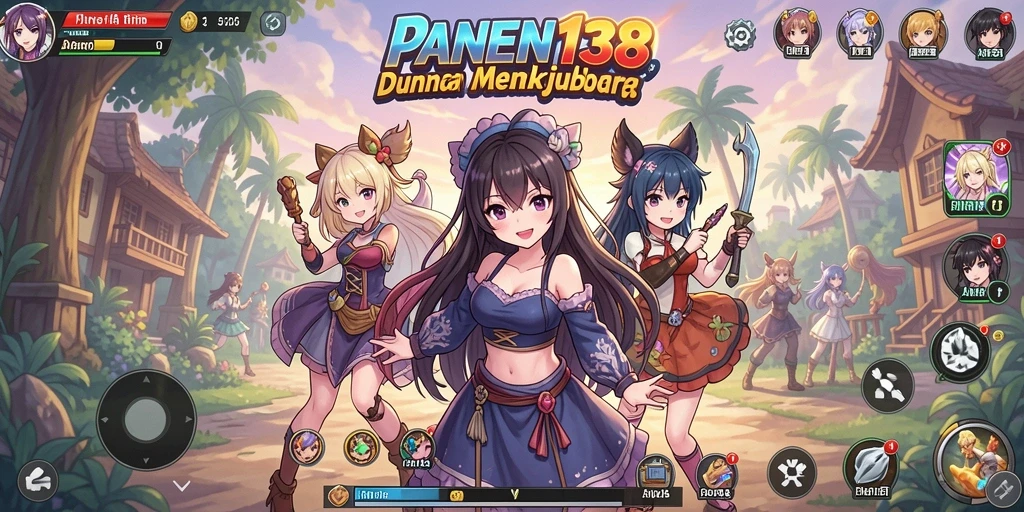 Menampilkan karakter Anime dan pertarungan seru.