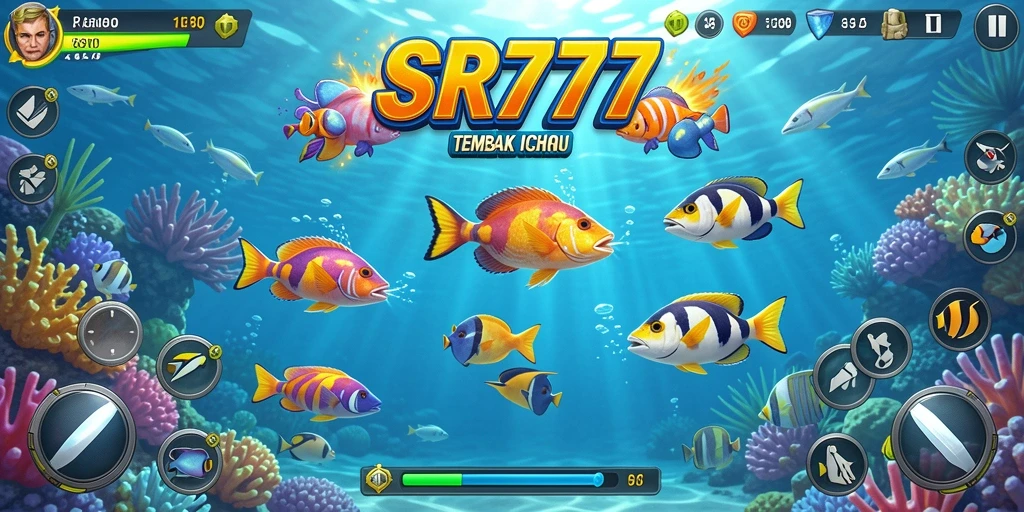 Tampilan gameplay SR777 yang penuh aksi Tembak Ikan.