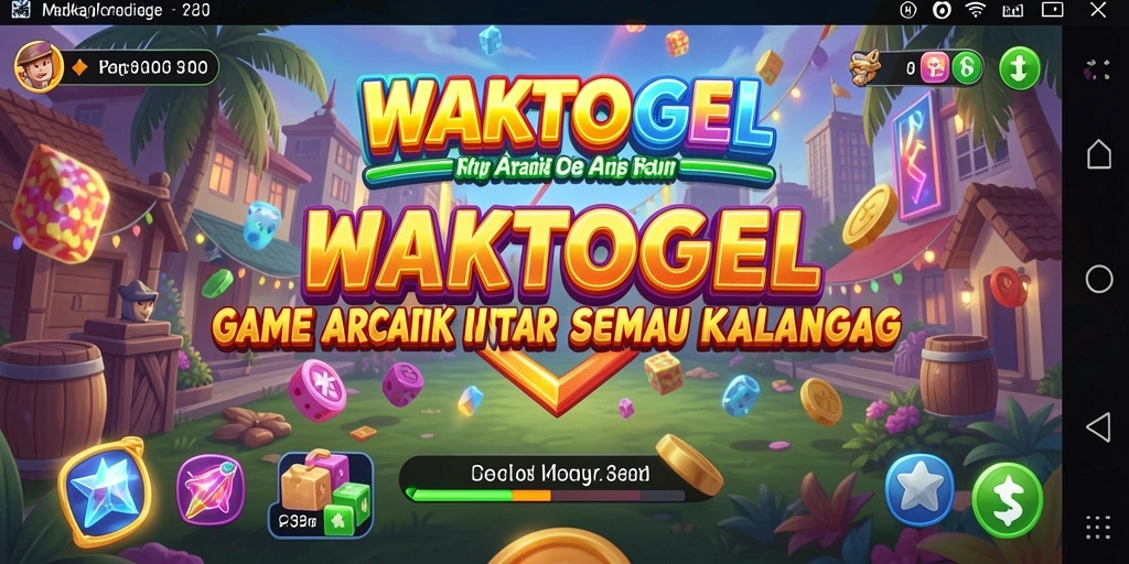 Tampilan gameplay WAKTOGEL yang seru dan menantang.