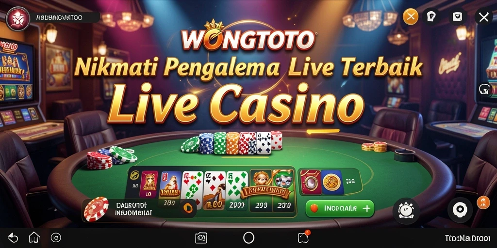 Screenshot gameplay WONGTOTO yang menarik di Live Casino.
